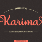 Karima Font Poster 1