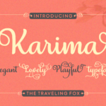 Karima Font Poster 2