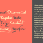 Karima Font Poster 8