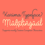 Karima Mono Font Poster 3