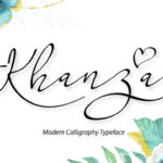 Khanza Font Poster 1