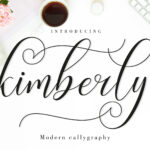 Kimberly Font Poster 1