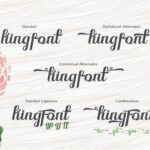 King Font Poster 3