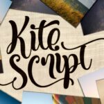 Kite Script Font Poster 1