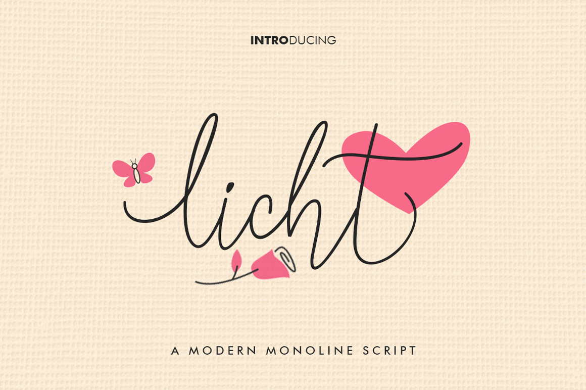 Licht Script Font