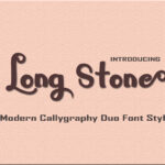 Long Stone Font Poster 1