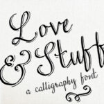 Love & Stuff Pack Font Poster 1