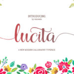 Lucita Font Poster 1