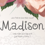 Madison Font Poster 1