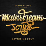 Mainstream Font Poster 1