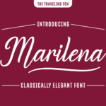 Marilena Font Poster 1