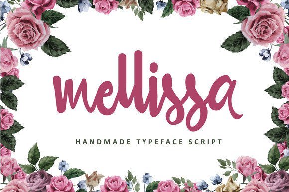 Mellissa Font Poster 1