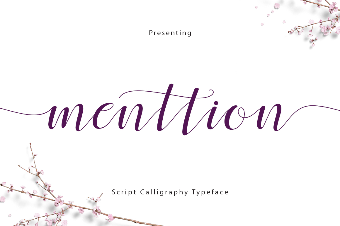 Menttion Script Font