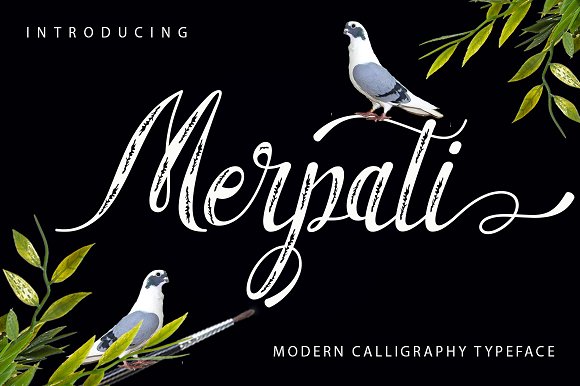 Merpati Font Poster 1