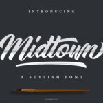 Midtown Script Font Poster 1