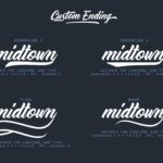 Midtown Script Font Poster 3