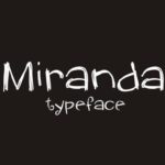 Miranda Font Poster 1