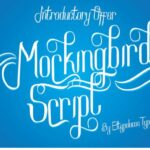 Mockingbird Script Font Poster 1