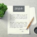 Monttassic Script Font Poster 3