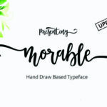 Morable Font Poster 1