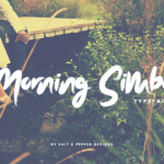 Morning Simba Script Font Poster 1