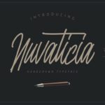 Nuvanticia Font Poster 1