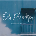 Oh Monkey Font Poster 1