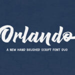 Orlando Font Poster 1