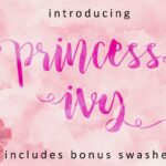 Princess Ivy Font Poster 1