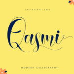 Qasmi Script Font Poster 1