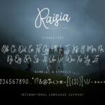 Raisia Font Poster 6