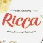 Ricca Font Poster 1