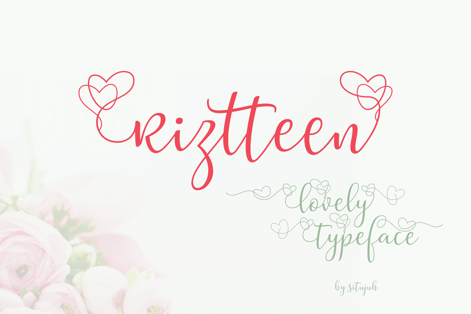 Riztteen Font Poster 1