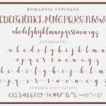 Romantis Font Poster 6