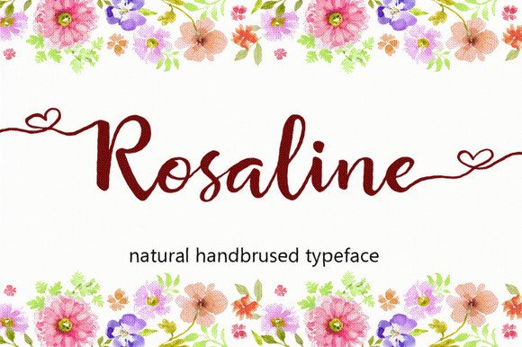 Rosaline Font Poster 1