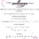 Seullanga Font Poster 4