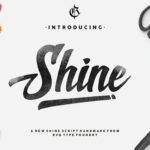 Shine Font Poster 1