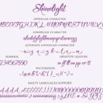 Shinelight Font Poster 2