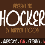 Shockers Font Poster 1