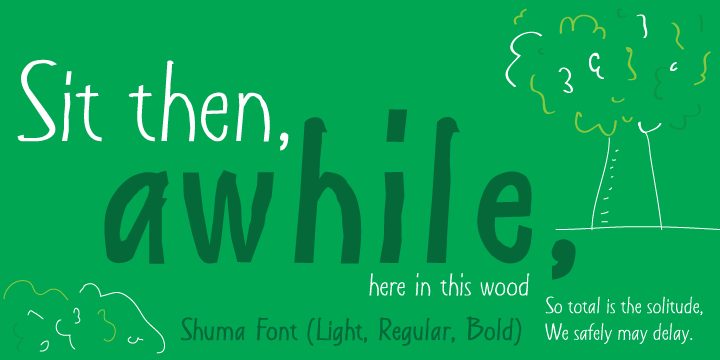 Shuma Font Poster 1