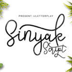 Sinyak Script Font Poster 1