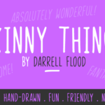 Skinny Things Font Poster 1