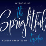 Sprightful Font Poster 1