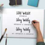 Stay Wildy Font Poster 4