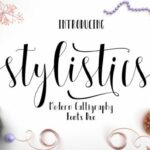 Stylistics Script Font Poster 1