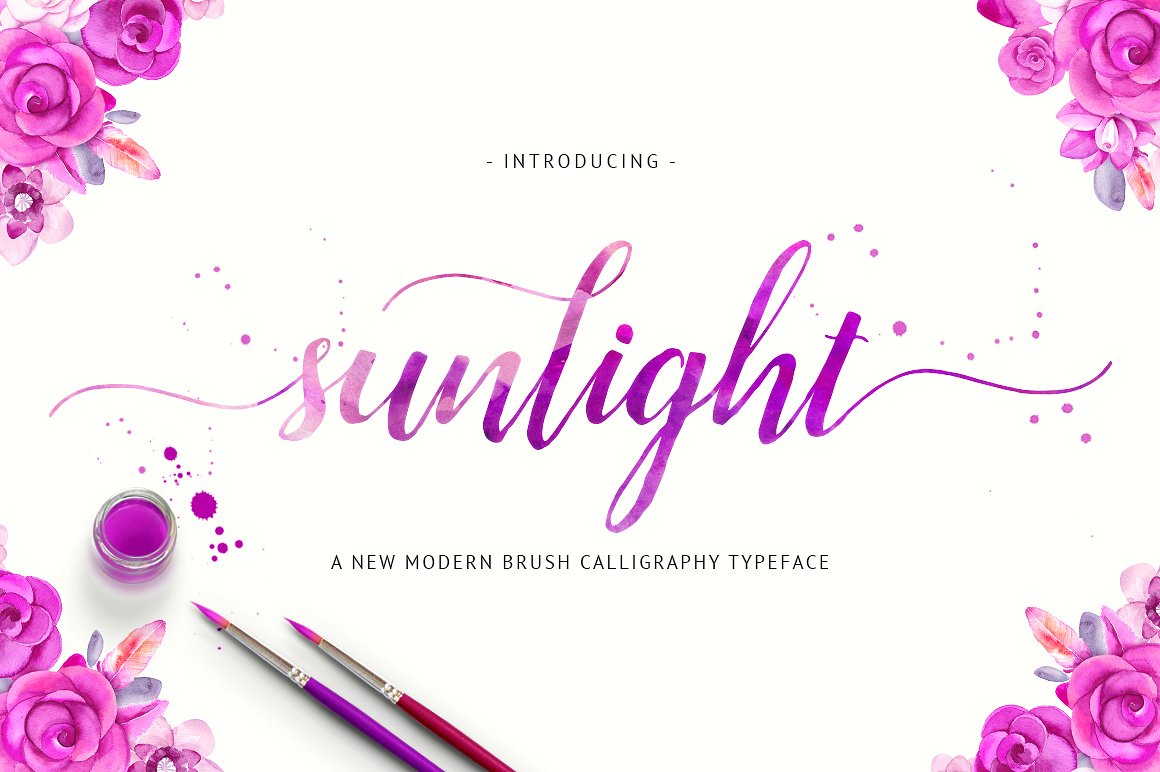 Sunlight Font Poster 1