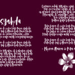 Syahdu Font Poster 4