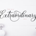 The Paragraph Script Font Poster 3