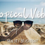 Tropical Vibes Font Poster 1