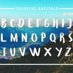 Troupers Font Poster 2